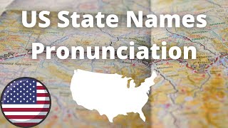 US State Names Pronunciation  American Accent [upl. by Connell168]