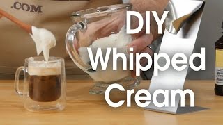 DIY whipped cream in 60 seconds [upl. by Picker628]