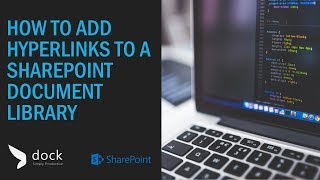 How to add Hyperlinks to a SharePoint Document Library [upl. by Eirrem]