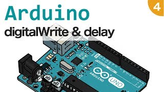 Arduino Tutorial Italiano  digitalWrite e delay  4 [upl. by Netty]