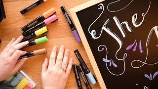 Chalkboard Hand Lettering for Complete Beginners [upl. by Christabella]