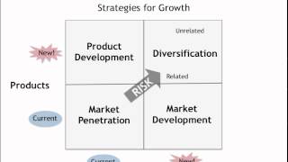 The Ansoff Matrix [upl. by Tanaka]