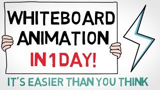 How to Create a Whiteboard Animation in ONE DAY [upl. by Mosnar]