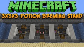 Minecraft 3x3x3 Potion Brewing Stand Tutorial [upl. by Gayler]