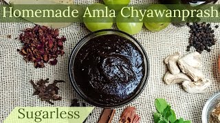 Healthy Homemade Chyawanprash Recipe Without Sugar  ImmunityBoosting Ayurvedic Jam winter Special [upl. by Annoif]