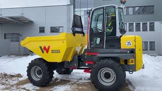 Wacker Neuson DW60 and DW90 wheeled dumpers  true allrounders [upl. by Lad]