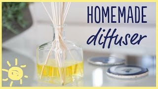 DIY  Homemade Diffuser Only 3 Ingredients [upl. by Cirdet304]