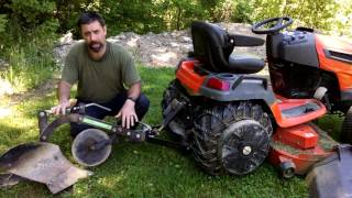 Brinly Moldboard Plow Review And Demonstration [upl. by Labinnah]