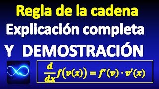 15 Regla de la cadena EXPLICACIÓN COMPLETA y demostración [upl. by Yrtsed]