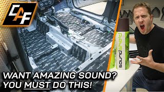 IMPROVE SOUND Deadening Treatment EXPLAINED  Better Bass and Improved Sound Quality [upl. by Sparkie]