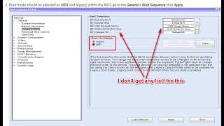 UEFI Boot Mode Secure Boot Mode Windows Booting Problems Dell Optiplex 9020 [upl. by Bergmann]