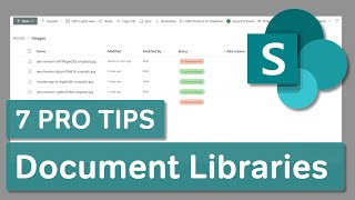 Microsoft SharePoint  Document Libraries  7 Pro Tips [upl. by Eeldarb]