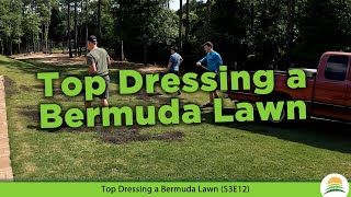 Top Dressing a Bermuda Lawn☀️ S3E12 [upl. by Valli]