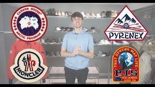 Canada Goose vs Moncler vs Parajumpers vs Pyrenex Designer Coat Review  Episode 006 [upl. by Acnoib409]