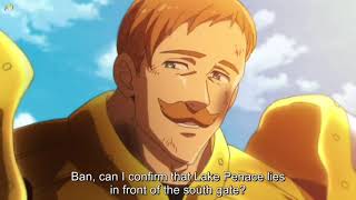 Escanor VS Estarossa Eng Dub [upl. by Eyr]