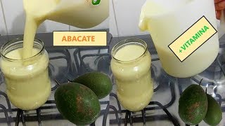 COMO FAZER VITAMINA DE ABACATE CREMOSA E SEM ERRO [upl. by Alledi]