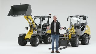 The compact and powerful wheel loader WL28 by Wacker Neuson Product Walkaround [upl. by Nahtnahoj]