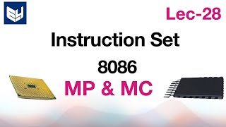 Instruction set of 8086  MPMC  Lec28  Bhanu Priya [upl. by Ellehs]