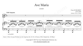 Schubert  Ave Maria  G Major [upl. by Nell395]