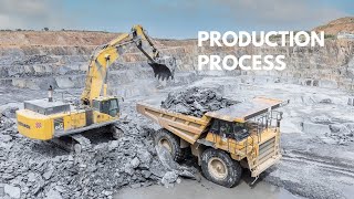 Natural slate production process [upl. by Nrublim]