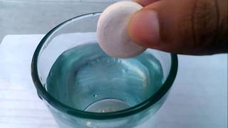 How Effervescent Tablets Dissolve in Water [upl. by Ilenna]