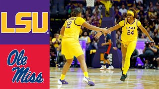 LSU vs Ole Miss Full Game Womens College Basketball 2025 [upl. by Kirk674]