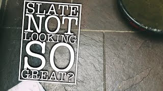 SECRETS OF PERFECT Slate Tiles Every time with this rarely used technique during refinishing [upl. by Acnairb]