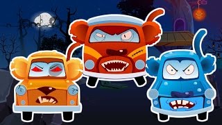 Zeek and friends  scary five little monkeys  Halloween rhymes [upl. by Matthews]