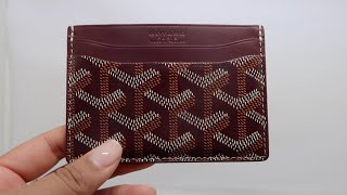 Goyard card holder [upl. by Ardnik]