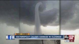 EXTREME WEATHER  Waterspout in Tampa Bay [upl. by Chicky910]