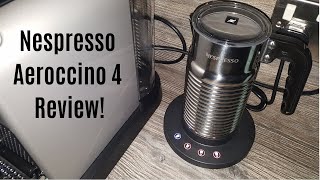 Nespresso Aeroccino 4 Milk Frother Review  Worth upgrading from the Aeroccino 3 [upl. by Nylecsoj769]