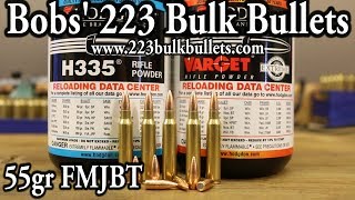 Bobs 223 Bulk Bullets  OUTSTANDING accuracy 8 cents each [upl. by Erich]