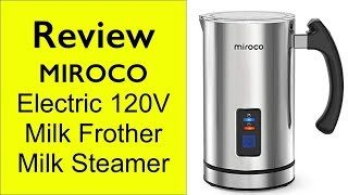 Review Miroco Milk Frother  How to make froth milk at home [upl. by Klatt]