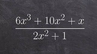 Dividing polynomials using long division [upl. by Halet]