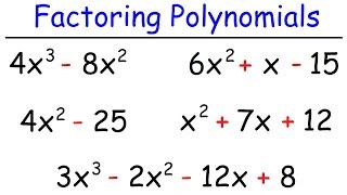 How To Factor Polynomials The Easy Way [upl. by Goer]