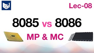 Difference between 8085 and 8086 microprocessor  MPMC  Lec08  Bhanu Priya [upl. by Bumgardner586]