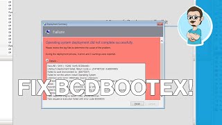 Fix Failure 5616 15299 Verify BCDBootEx  Windows 10 ADK 2004 [upl. by Nareht]