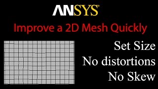 ANSYS Workbench  Improve Meshing in 3 Easy Steps [upl. by Nonnelg]