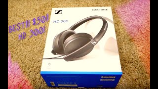 50 BEST Headphones Sennheiser HD 300 Unboxing [upl. by Ynnavoig]