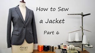 How to sew a jacket  part 6 [upl. by Sissel]