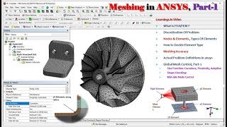 Meshing in ANSYSGlobal Mesh ControlPart1 [upl. by Orsini]