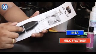 IKEA MILK FROTHER Review amp Battery Installation [upl. by Aprilette]