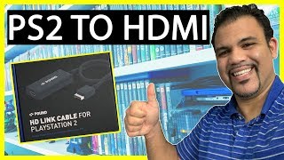 HOW TO PLAY PS2 ON MODERN TV  Pound HD Link Cable [upl. by Philly]