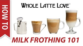 Milk Frothing for Beginners [upl. by Carlynn489]