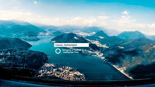 Cockpit View LANDING Short Runway Lugano Airport  Life Of An Airline Pilot by DutchPilotGirl [upl. by Alaehs]