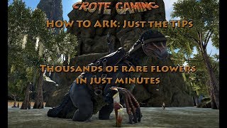 How to Ark Just the Tips Rare Flowers on the Center [upl. by Elane]