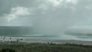 Waterspout Tornado Carolina Beach Extreme Close Up [upl. by Attevroc]