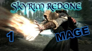 Skyrim Mage  SkyRe  Part 1  Slip N Slide [upl. by Ahsinaw109]