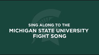 MSU Fight Song quotVictory for MSUquot SingAlong Video [upl. by Enrak97]