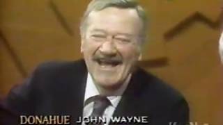 Phil Donahue interviews John Wayne 1976 [upl. by Jacqueline]